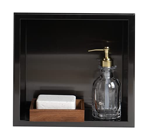 ALFI ABNP1212-BB Brushed Black Shower Niche